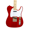 color trans red en una guitarra