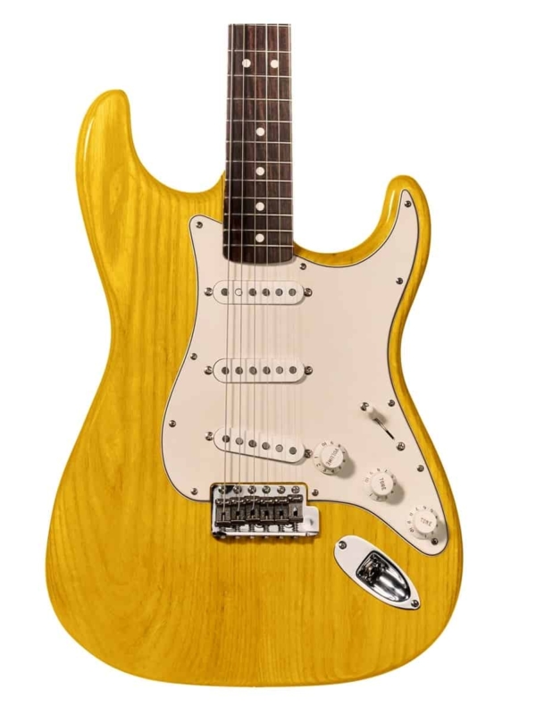 tinte amarillo para guitarra y aprende como tintar madera guitarra
