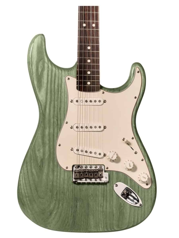 tinte verde para guitarra y aprende como tintar madera guitarra