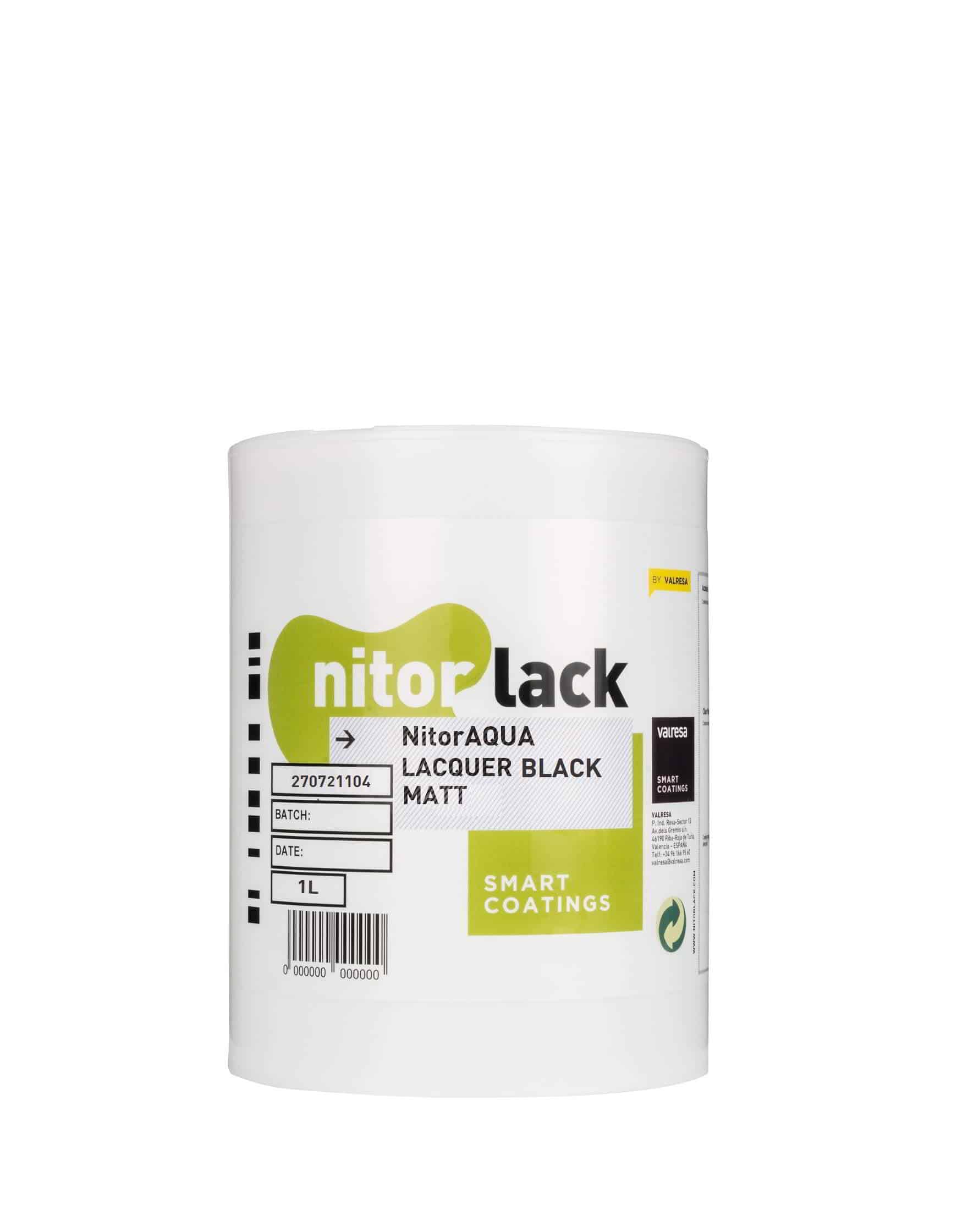 NitorAQUA LACQUER BLACKMATT