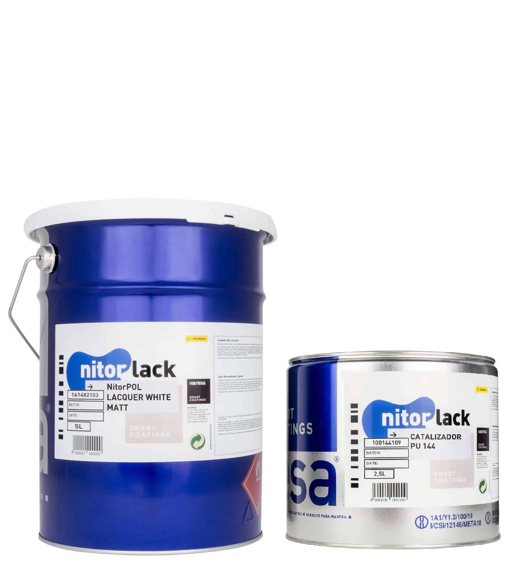 NitorPOL LACQUER WHITE MATT + CATALIZADOR