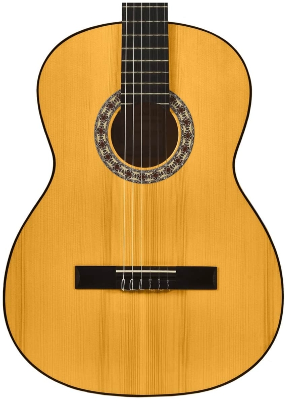 guitarra española amarillo rec