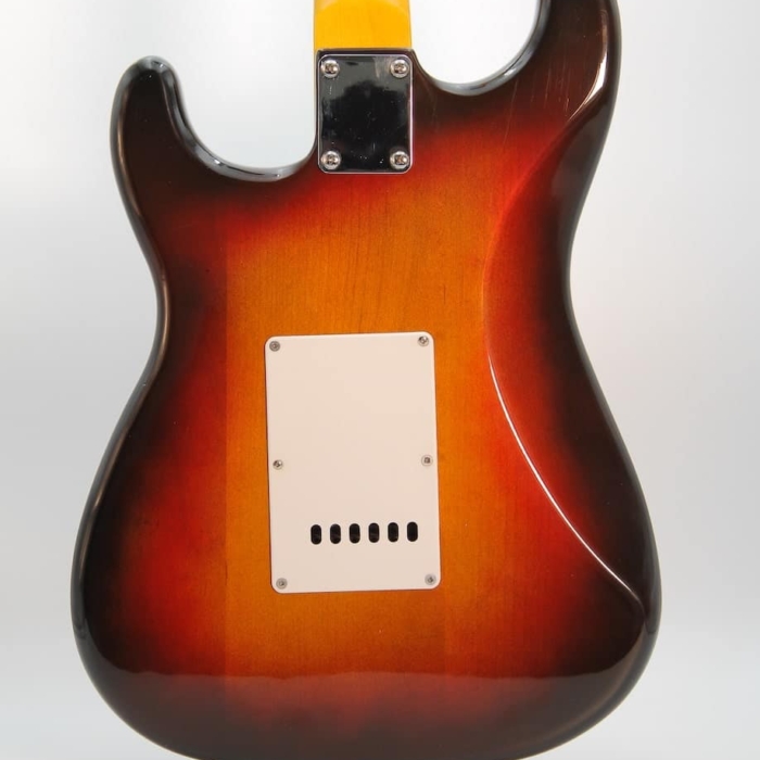 color sunburst guitarra