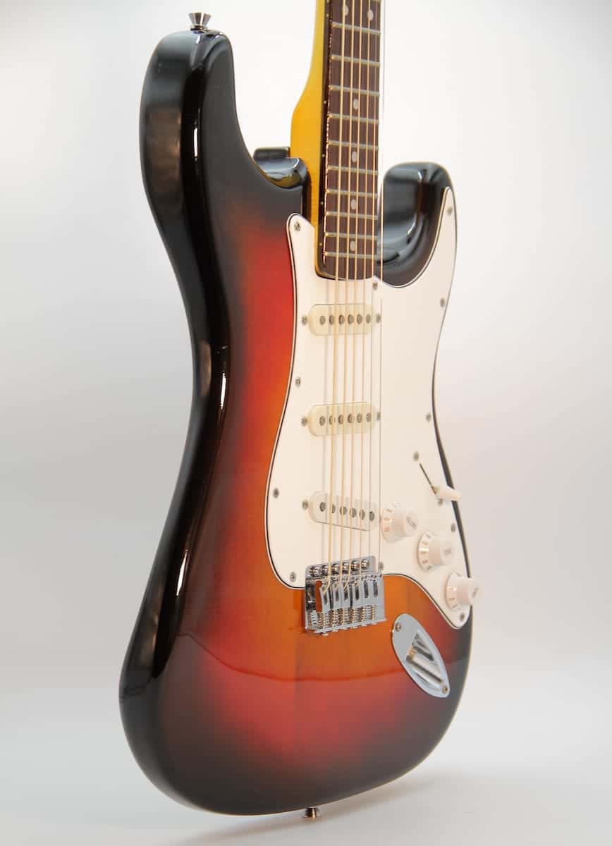 color sunburst guitarra kit