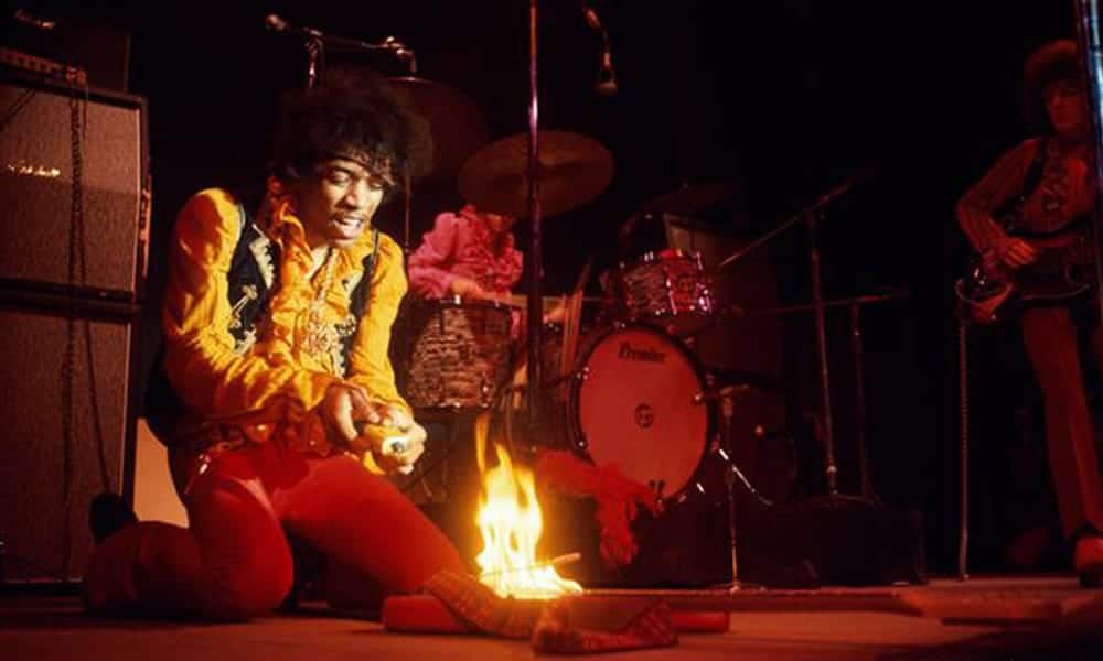 History of Jimi Hendrix's guitar at the Monterey Pop Festival.