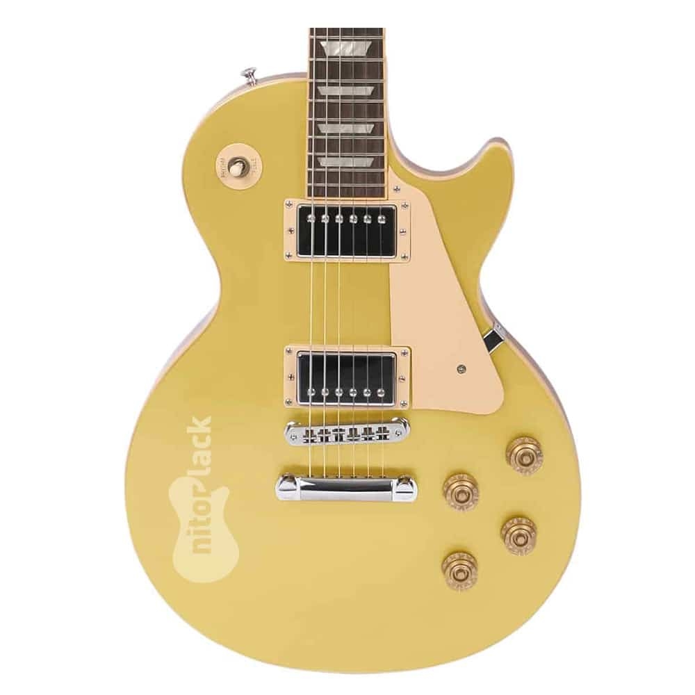 gloss yellow guitar