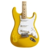 graffiti yellow guitar