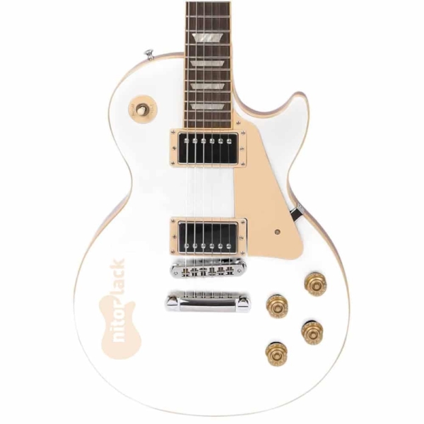 guitar white paint