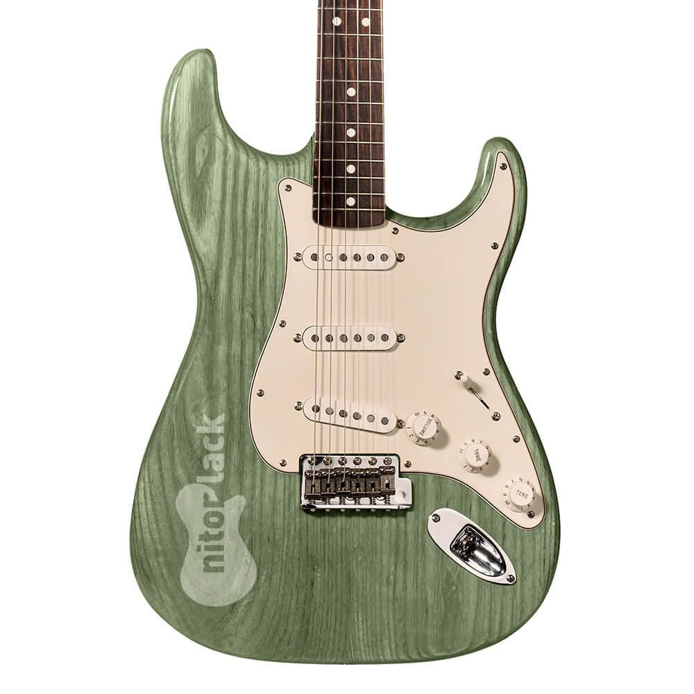 tinte verde para guitarra
