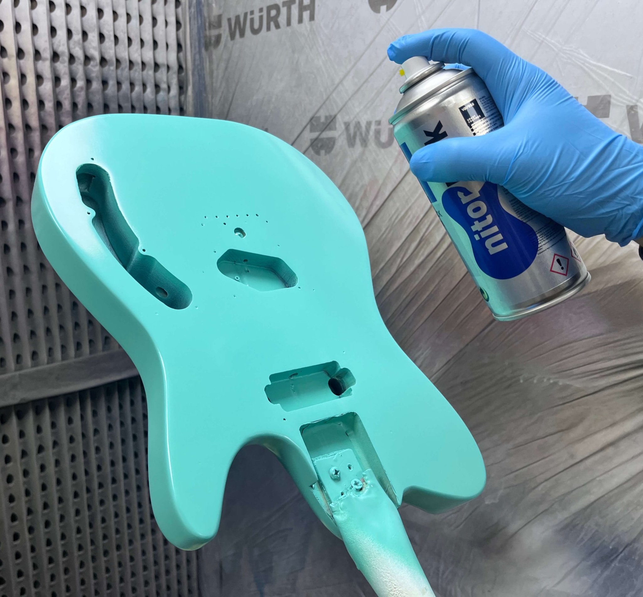 How to paint a guitarThe complete guide NITORLACK