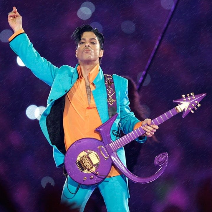 purple guitar