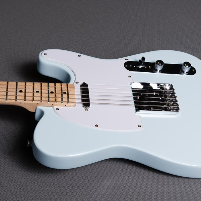 faded sonic blue guitar