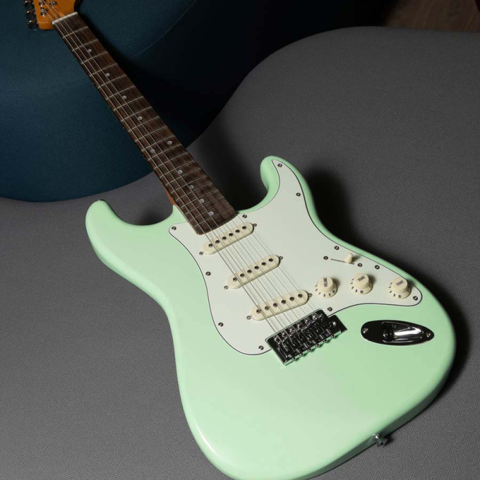 surf green guitar