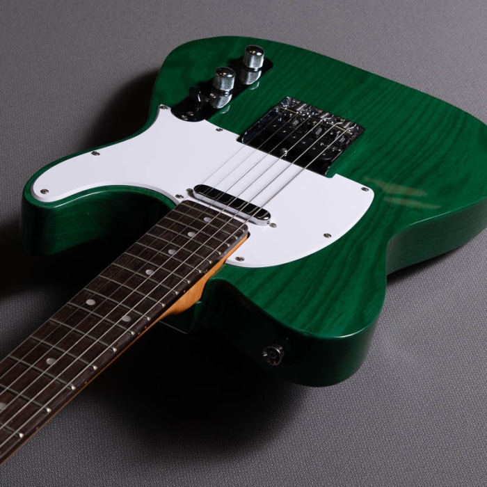 tinte verde guitarra