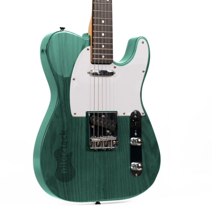 tinte teal guitarra