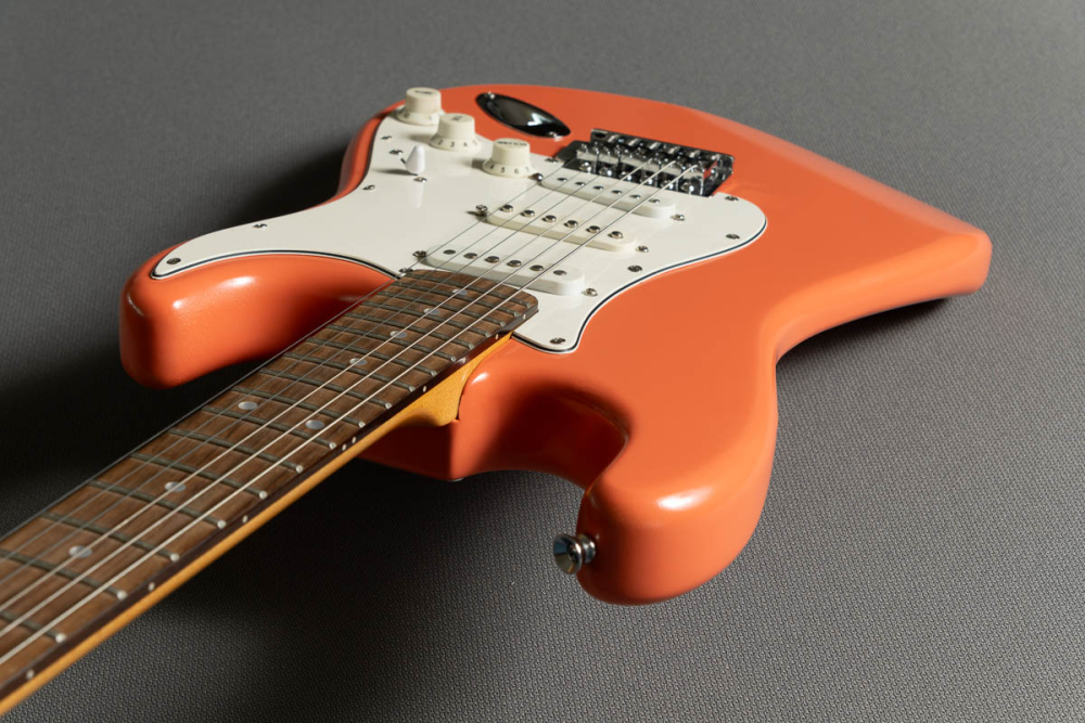 coral pink guitar