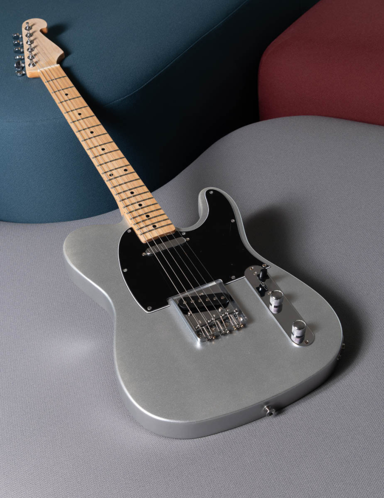 silversparkle guitar