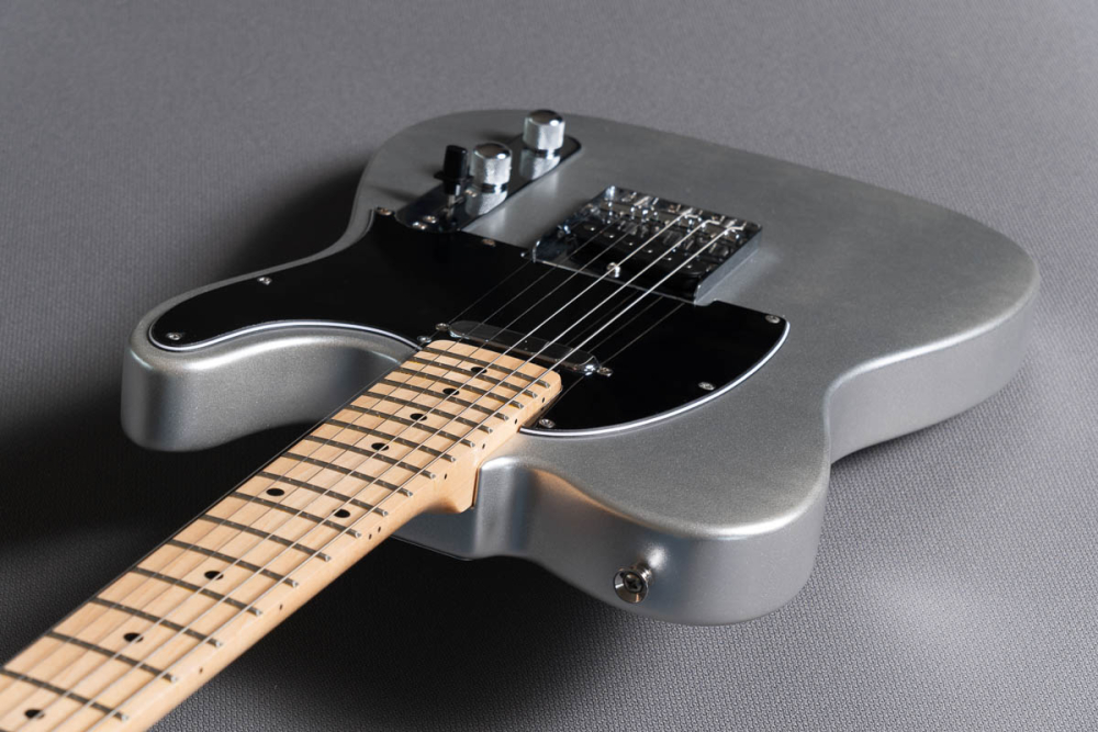 silver guitar