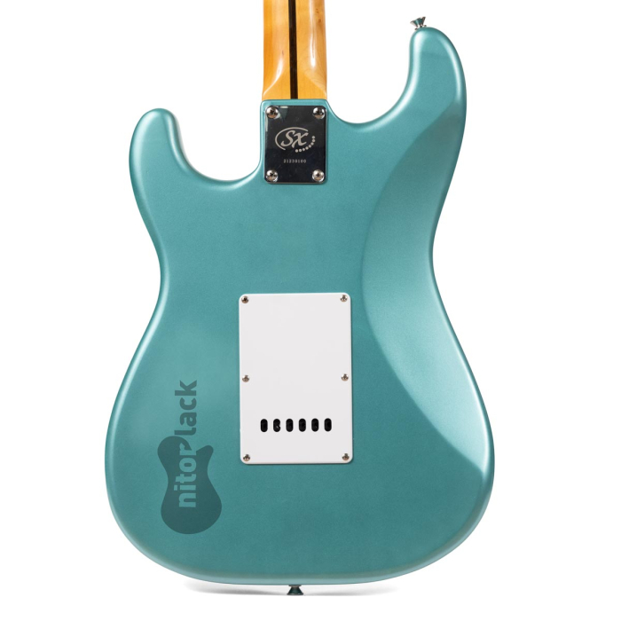 Teal green guitare